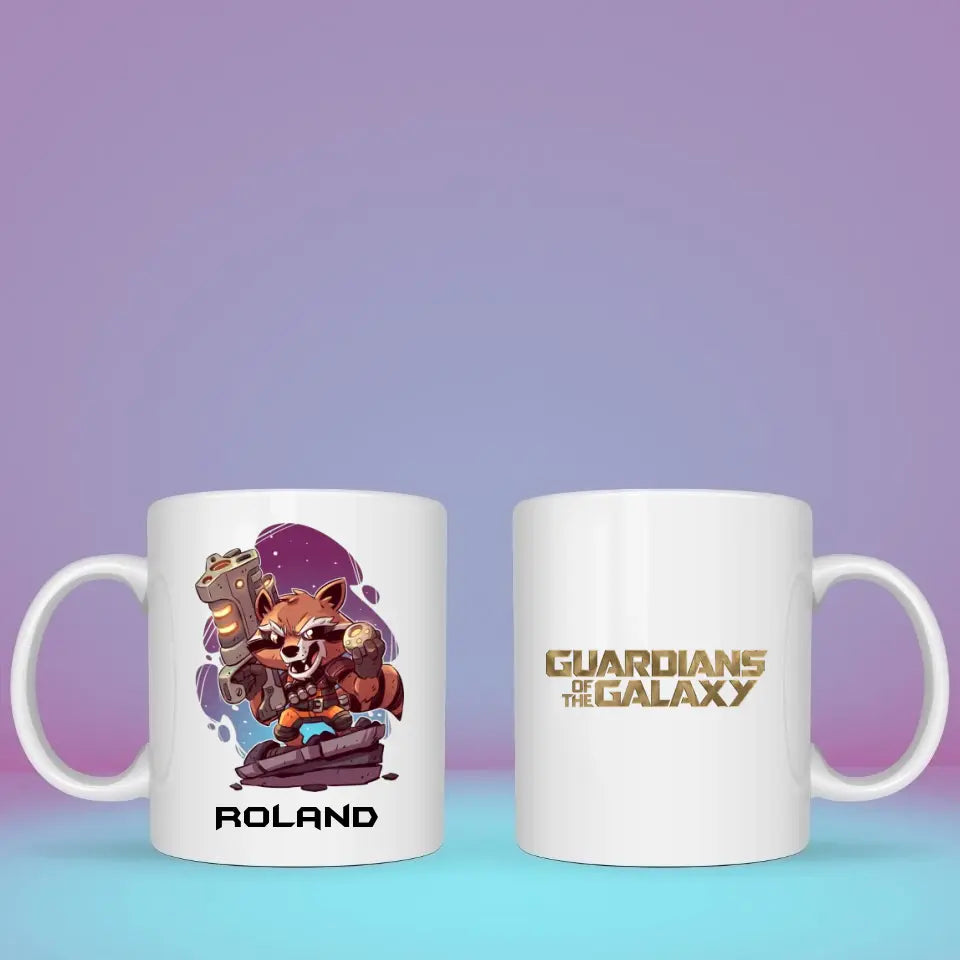 Mug personnalisé Les Gardiens de la Galaxie Rocket Raccoon