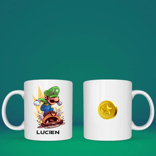 Mug personnalisé Luigi Super Mario Bros