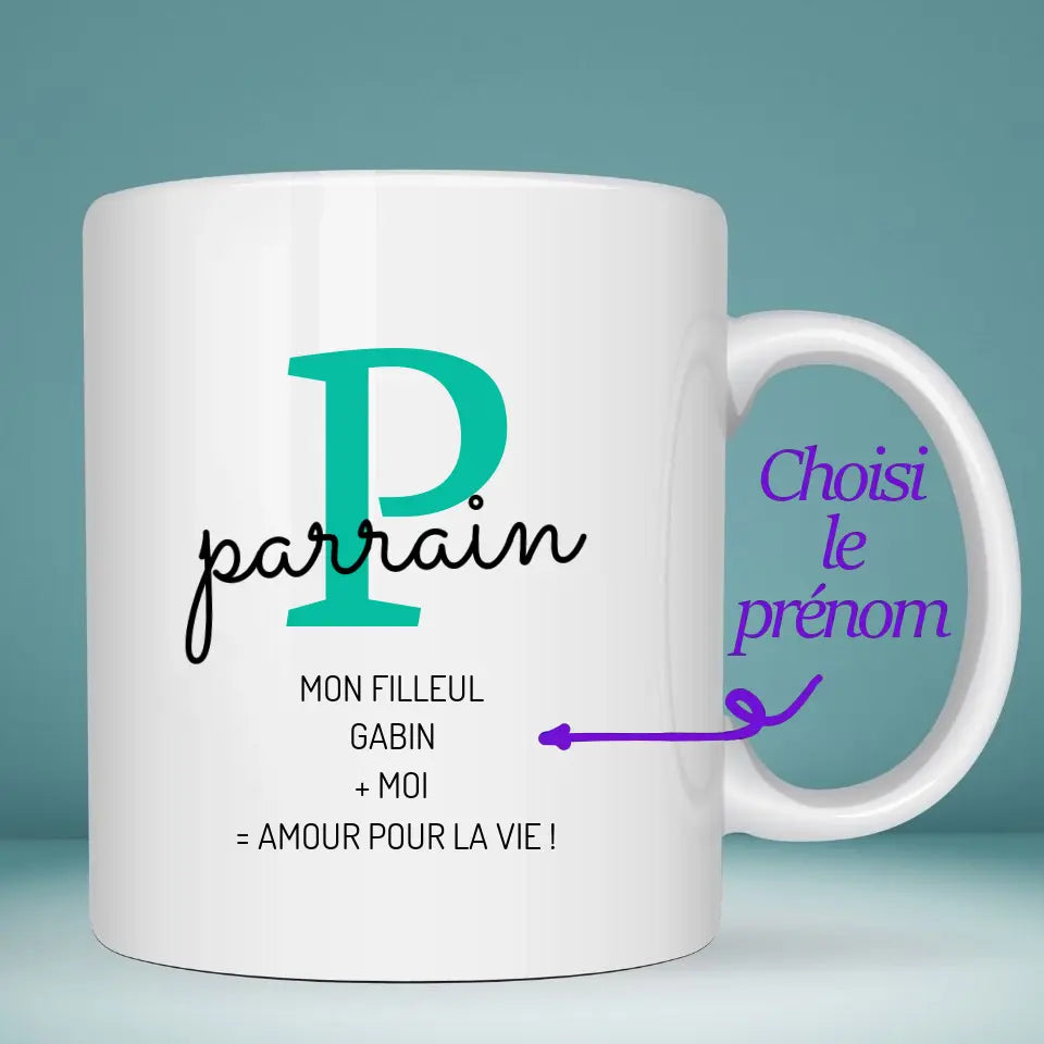 Mug personnalisé · Parrain