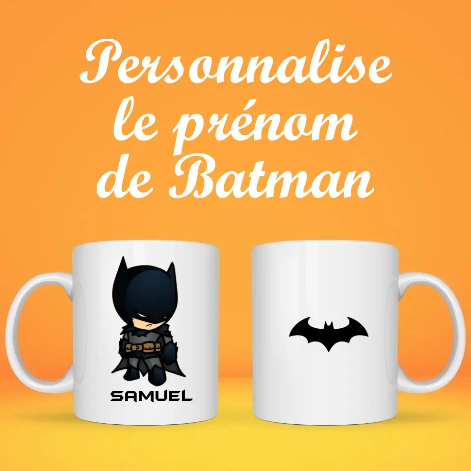 Mug Batman personnalisé recto verso