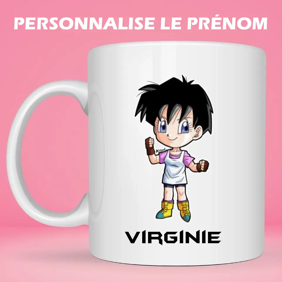 Mug personnalisé DBZ Videl