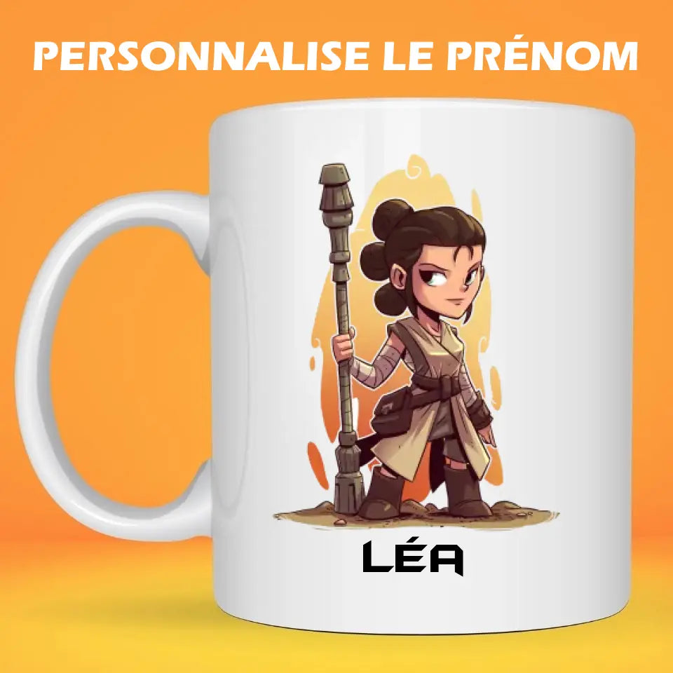 Mug personnalisé Star Wars Rey