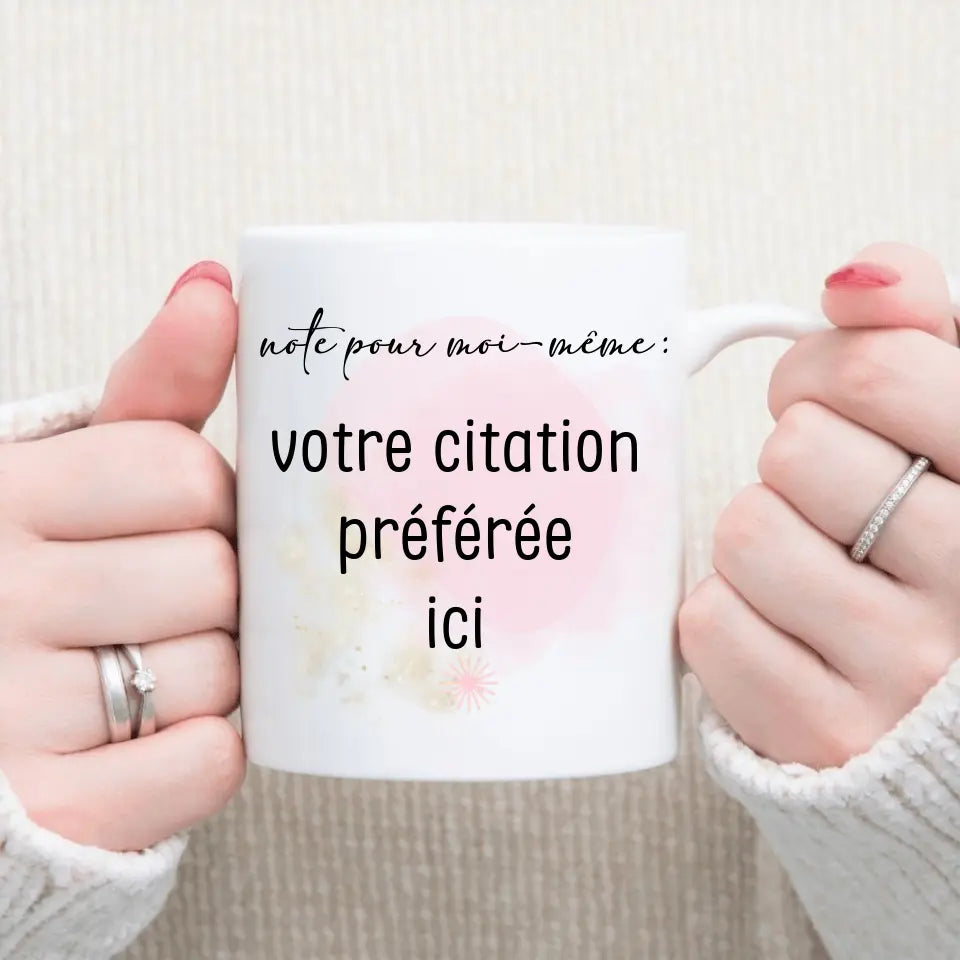 Petit 11 · Mug personnalisé Elégant Prénom Initiale & Citation libre mug-humour, mug-multi-occasions, mug-personnalise-noel, mug-nouvel-an- -3