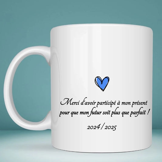 Mug personnalisé · Merci Maîtresse Maître - Texte libre