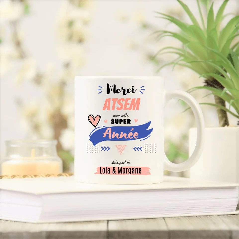 Mug personnalisé · Merci Maîtresse Maître