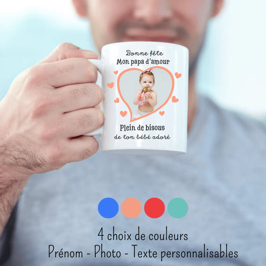 Mug personnalisé ▪ Première fête des pères ensemble