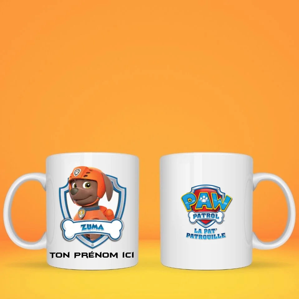 Mug personnalisé · La Pat Patrouille · Zuma Super héro  Petit11