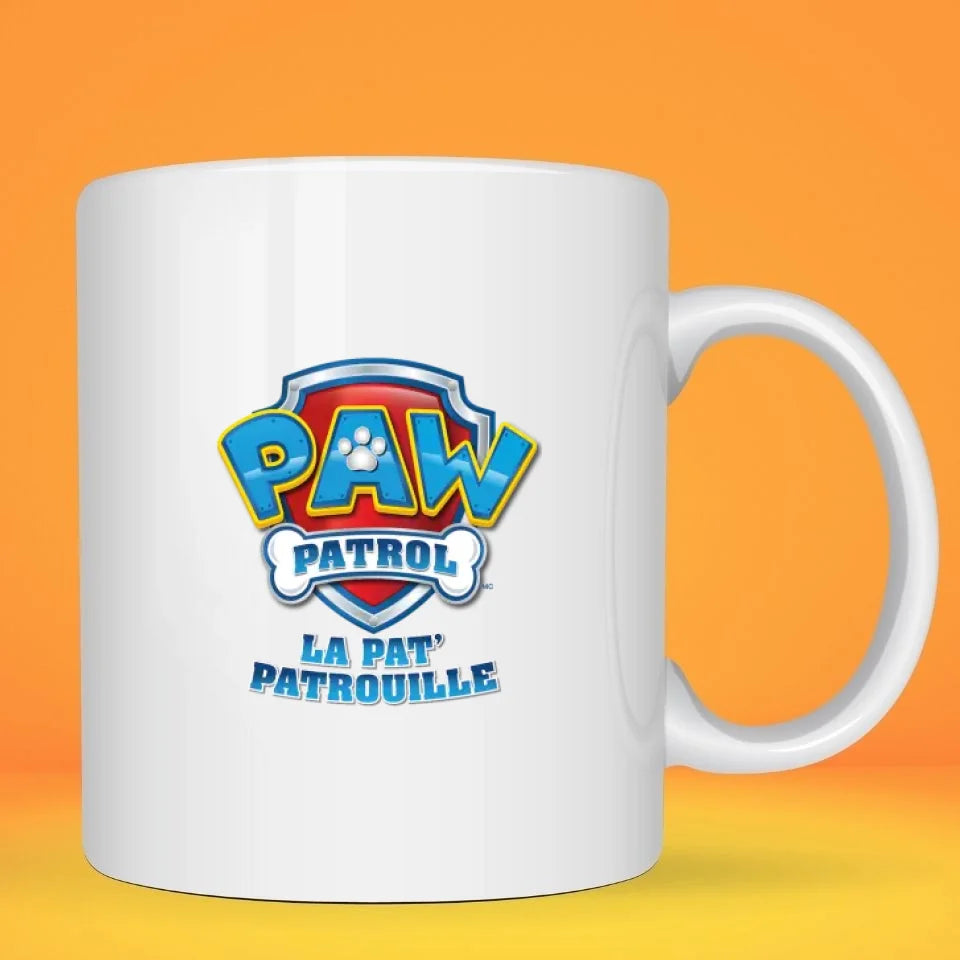 Mug personnalisé · La Pat Patrouille · Zuma Super héro Verso  Petit11