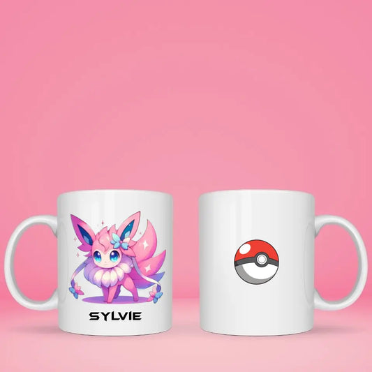 Mug personnalisé · Pokémon · Sylveon Super héro Petit11