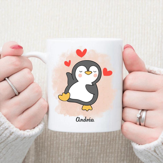 Petit 11 · Mug personnalisé ▪ Keep Calm Be Kawaii Pingouin mignon mug-humour, mug-anniversaire, mug-multi-occasions, mug-femme, mug-enfant, mug-personnalise-noel 2