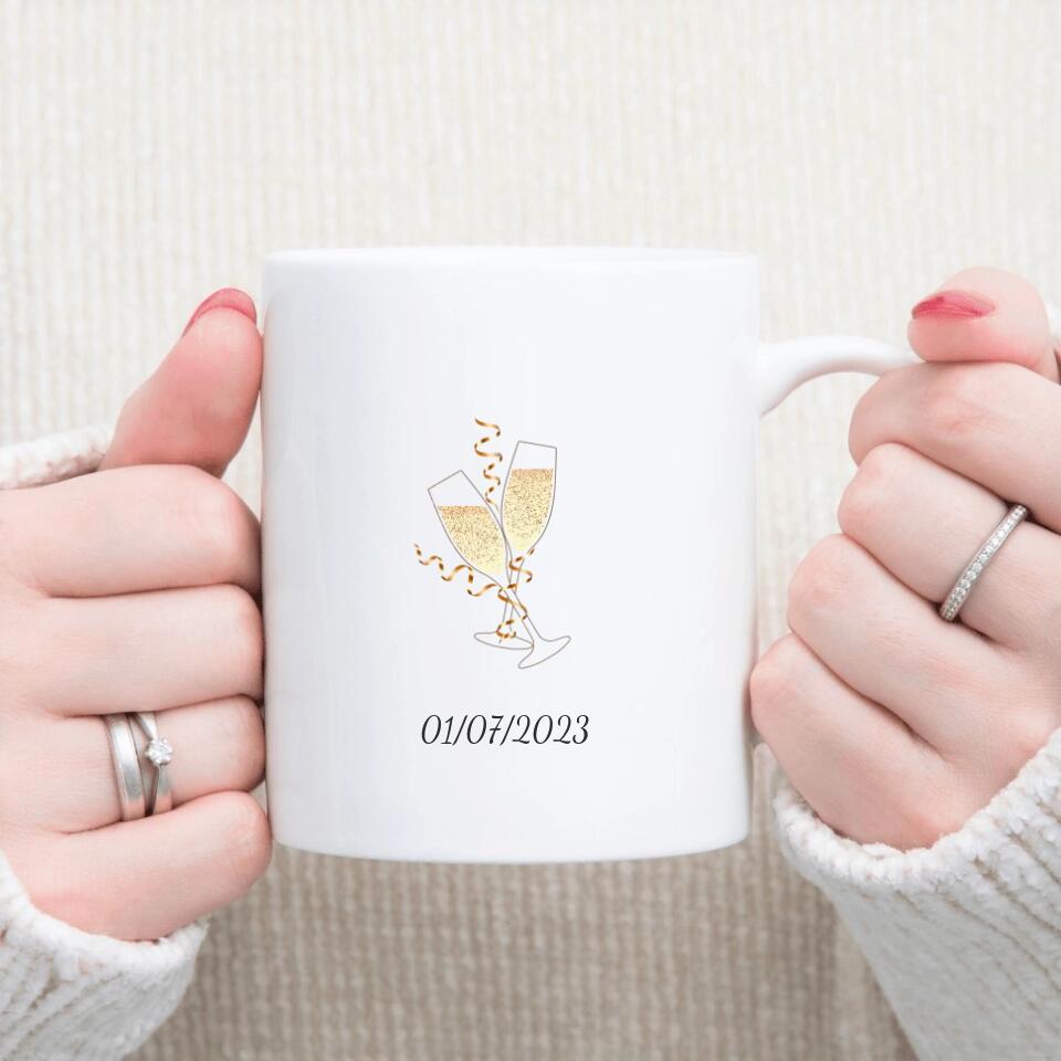 Petit 11 · Mug personnalisé ▪ Mariage Couple marié mug-amour, mug-famille, mug-mariage, mug-couple, mug-homme, mug-femme 3