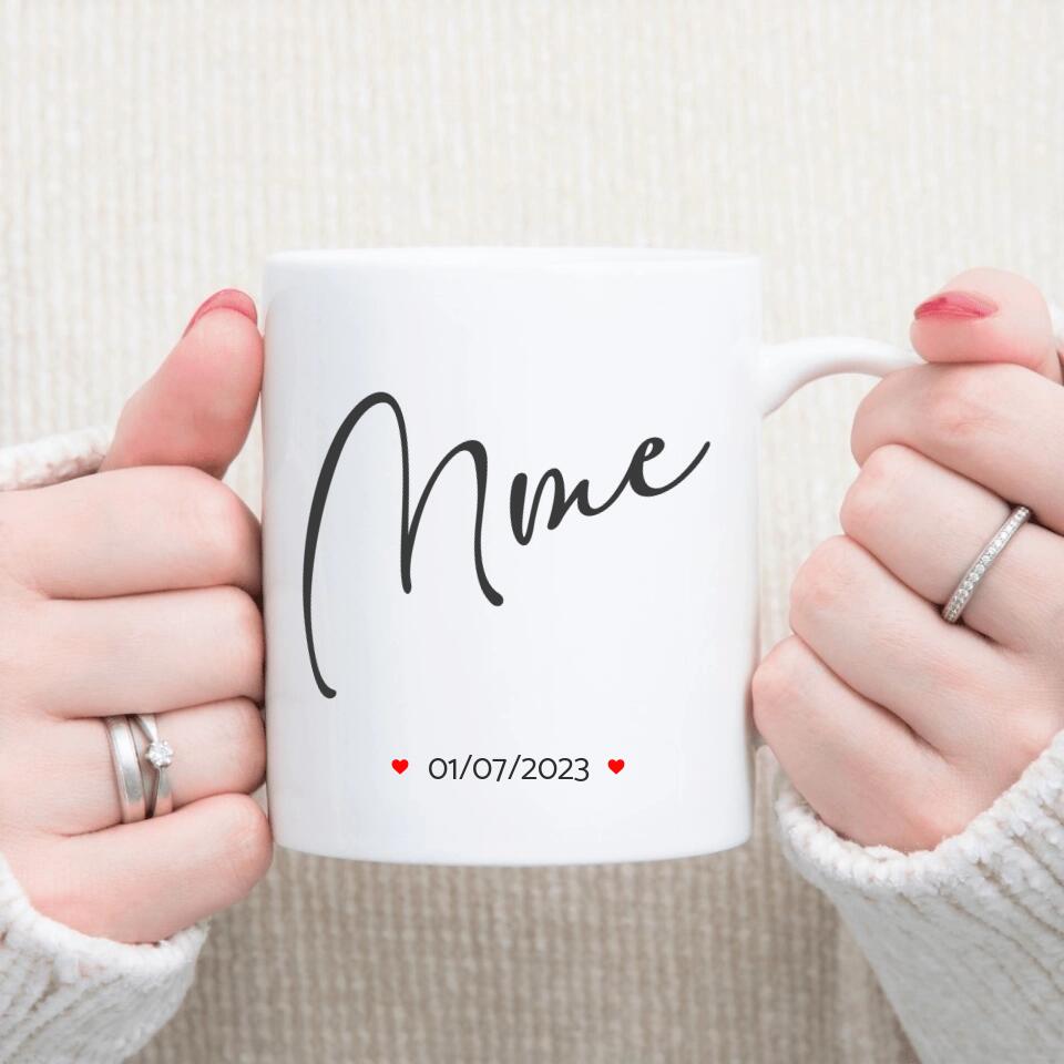 Petit 11 · Mug personnalisé Mme monsieur