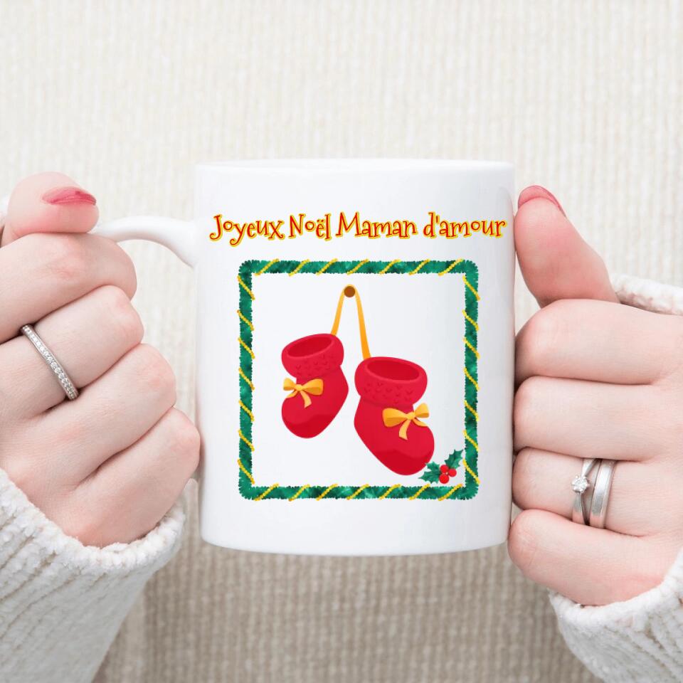 Petit 11 · Mug personnalisé Echographie Future Maman Joyeux Noël mug-famille, mug-grossesse-naissance, mug-personnalise-noel- -3