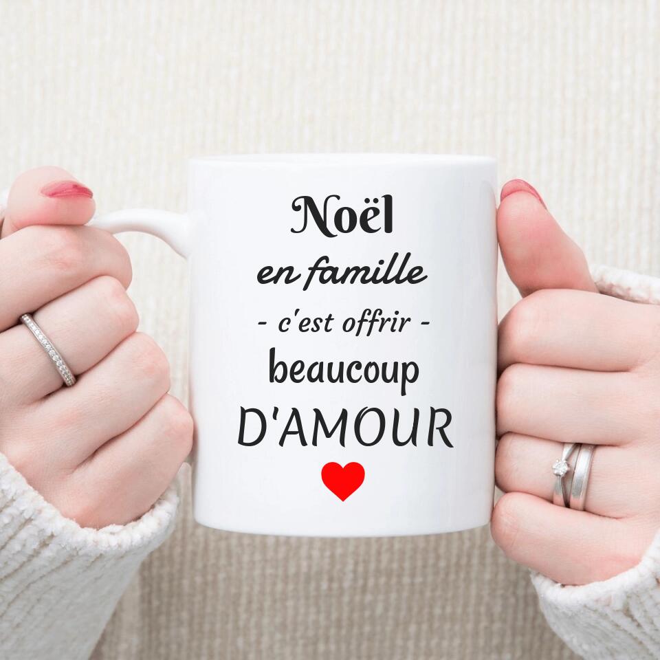 Petit 11 · Mug personnalisé ▪ Joyeux Noël Famille Pingouins mug-famille, mug-personnalise-noel- -3