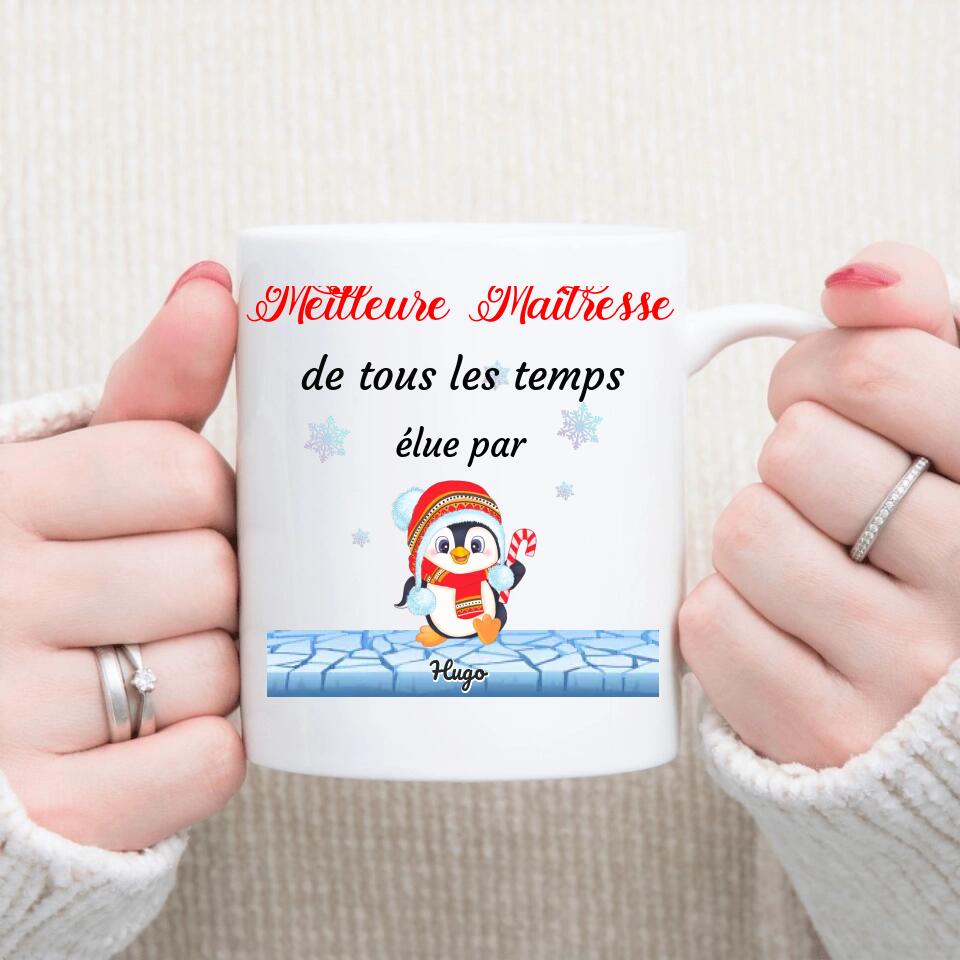 Petit 11 · Mug personnalisé · Meilleure maîtresse Merci mug-maitre-maitresse-professeur, mug-multi-occasions, mug-personnalise-noel, mug-nouvel-an- -6
