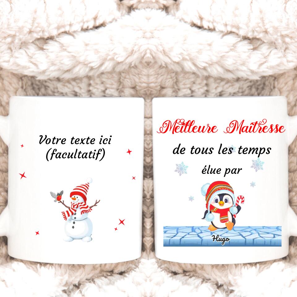 Petit 11 · Mug personnalisé · Meilleure maîtresse Merci mug-maitre-maitresse-professeur, mug-multi-occasions, mug-personnalise-noel, mug-nouvel-an- -3