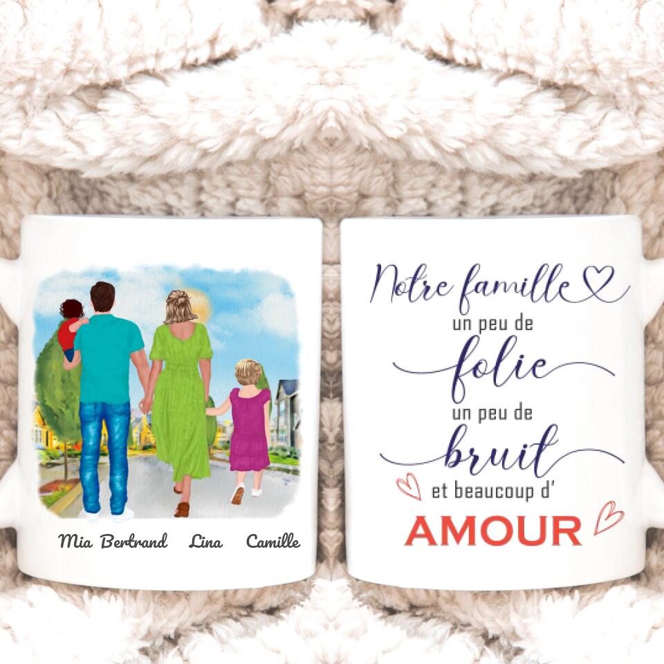 Petit 11 · Mug personnalisé ▪ Portrait Famille Beaucoup d'amour mug-amour, mug-famille, mug-cremaillere, mug-anniversaire, mug-multi-occasions, mug-couple, mug-homme, mug-femme, mug-personnalise-noel, mug-nouvel-an- -1