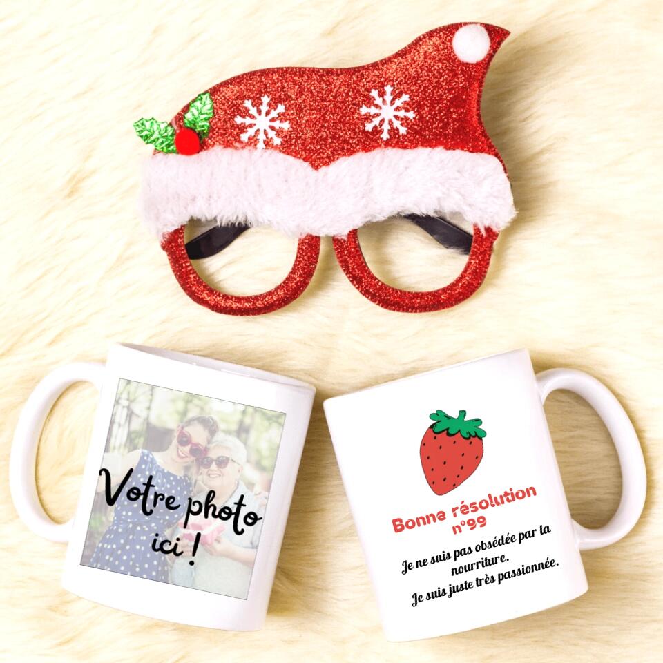 Petit 11 · Mug personnalisé · Je ne suis pas obsédée par la nourriture je suis juste très passionnée