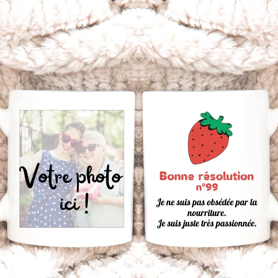 Petit 11 · Mug personnalisé · Je ne suis pas obsédée par la nourriture je suis juste très passionnée