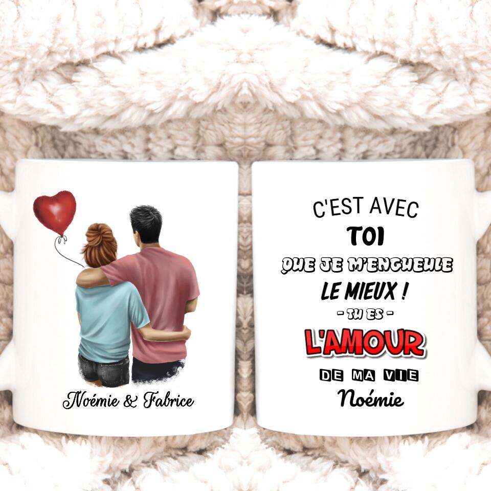 Petit 11 · Mug personnalisé ▪ Couple 'Tu es l'amour de ma vie' mug-amour, mug-famille, mug-mariage, mug-anniversaire, mug-multi-occasions, mug-couple, mug-homme, mug-femme