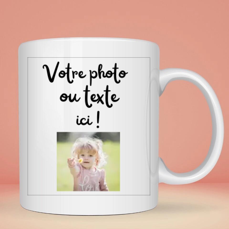 Mug personnalisation libre face droite