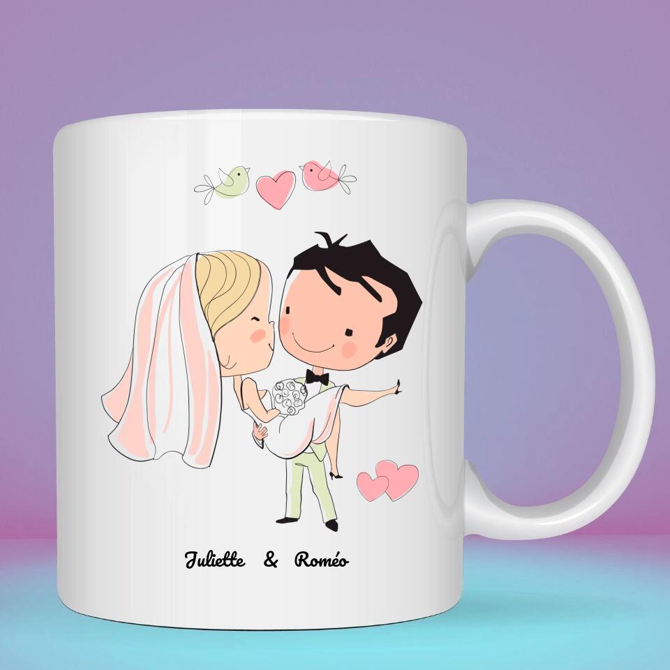 Petit 11 · Mug personnalisé ▪ Vive les mariés mug-amour, mug-mariage, mug-multi-occasions, mug-couple, mug-saint-valentin,mug-personnalise, nouvelles-creations-par-nos-artistes