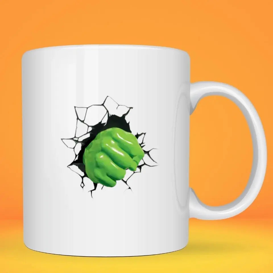 Mug personnalisé · Main de Hulk