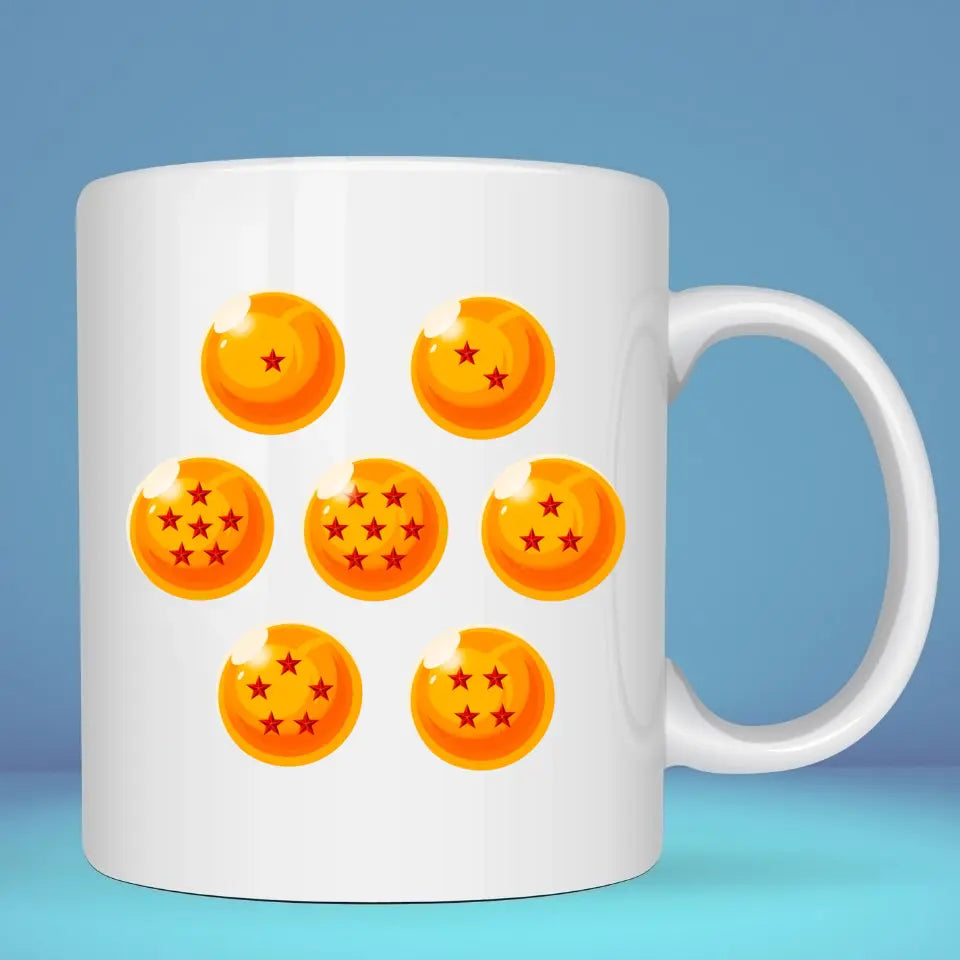 Mug personnalisé · DBZ · Boules de cristal