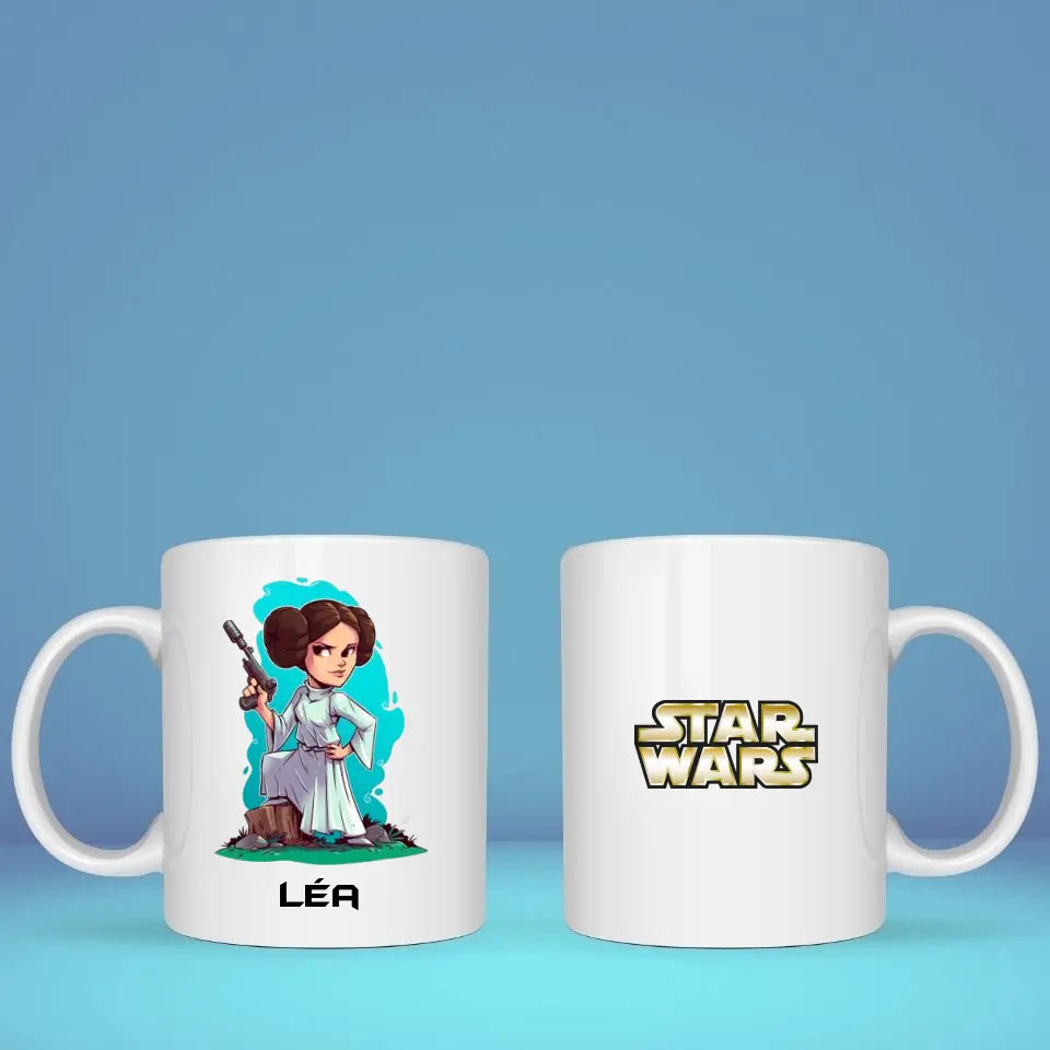 Mug personnalisé Star Wars Leia