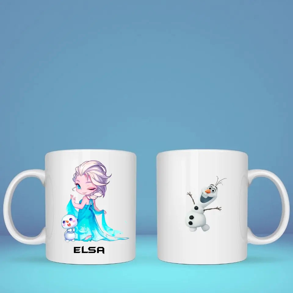 Mug personnalisé La reine des neiges Elsa