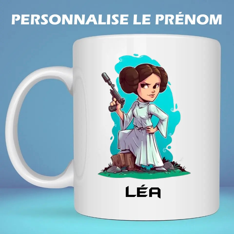 Mug personnalisé Star Wars Leia