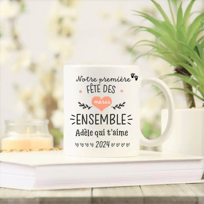 Mug personnalisé · Première fête des mères ensemble