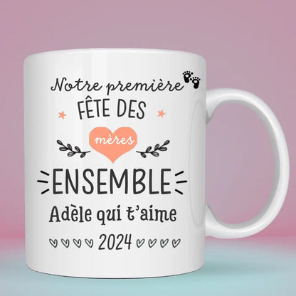 Mug personnalisé · Première fête des mères ensemble