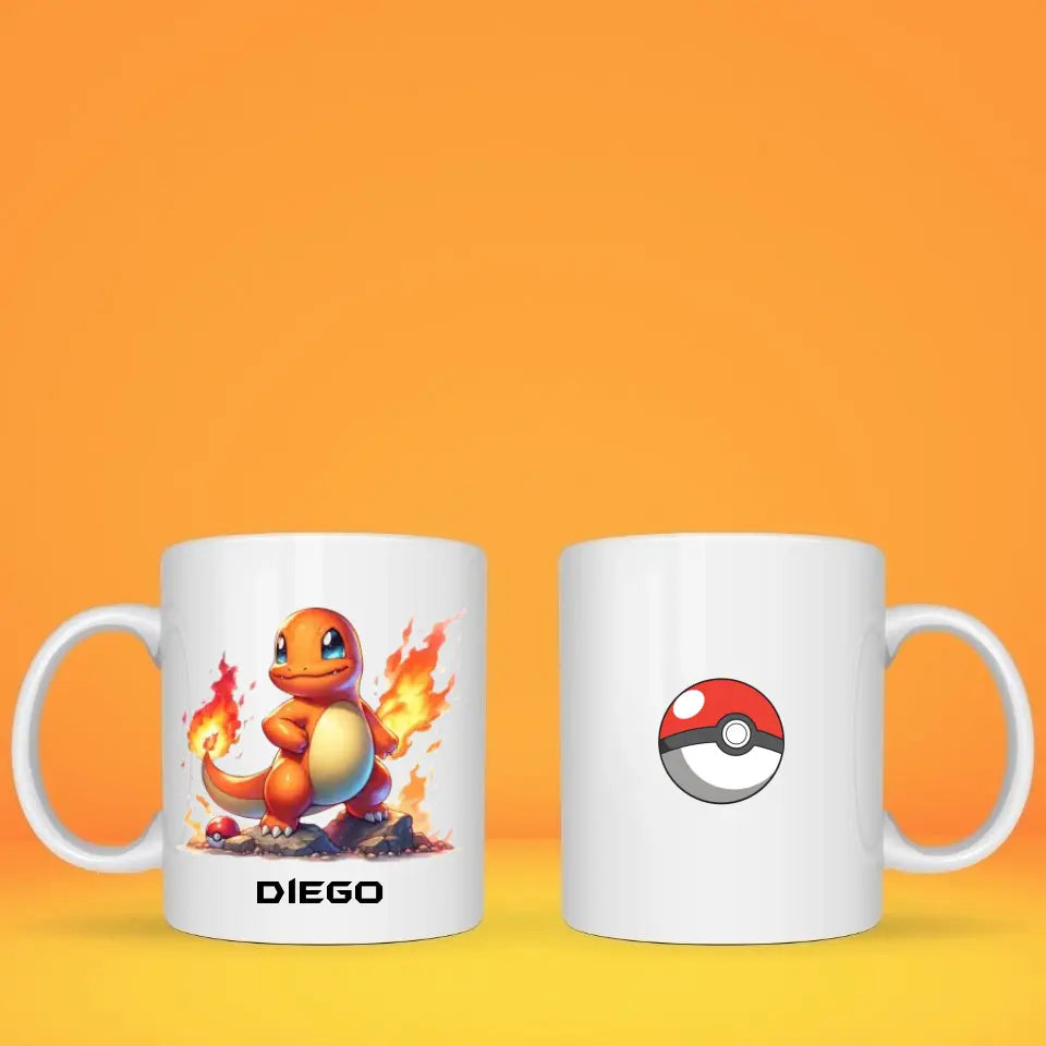 Mug personnalisé · Pokémon · Dracaufeu Super héro  Petit11