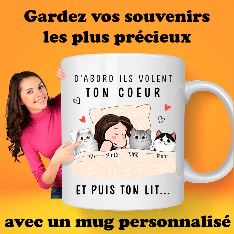 Mug personnalisé - Gardez vos souvenirs