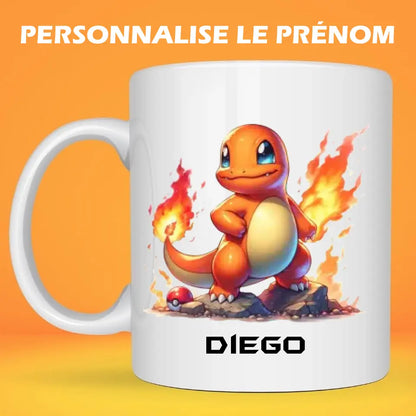 Mug personnalisé · Pokémon · Dracaufeu Super héro Recto  Petit11