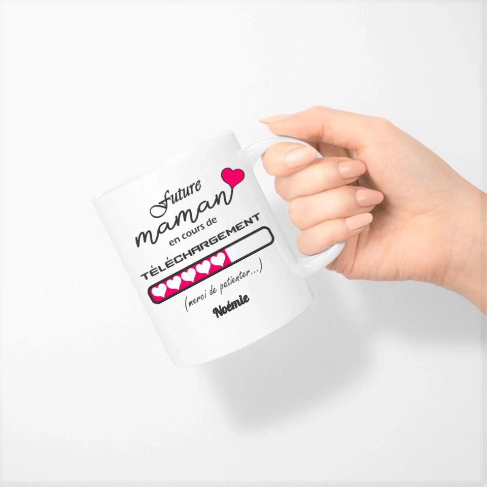 Petit 11 · Mug personnalisé ▪ Futur maman en cours de téléchargement mug-humour, mug-famille, mug-grossesse-naissance, mug-femme, mug-personnalise-noel- -3