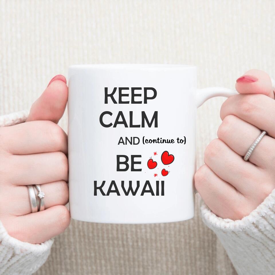 Petit 11 · Mug personnalisé ▪ Keep Calm Be Kawaii Pingouin mignon mug-humour, mug-anniversaire, mug-multi-occasions, mug-femme, mug-enfant, mug-personnalise-noel 3