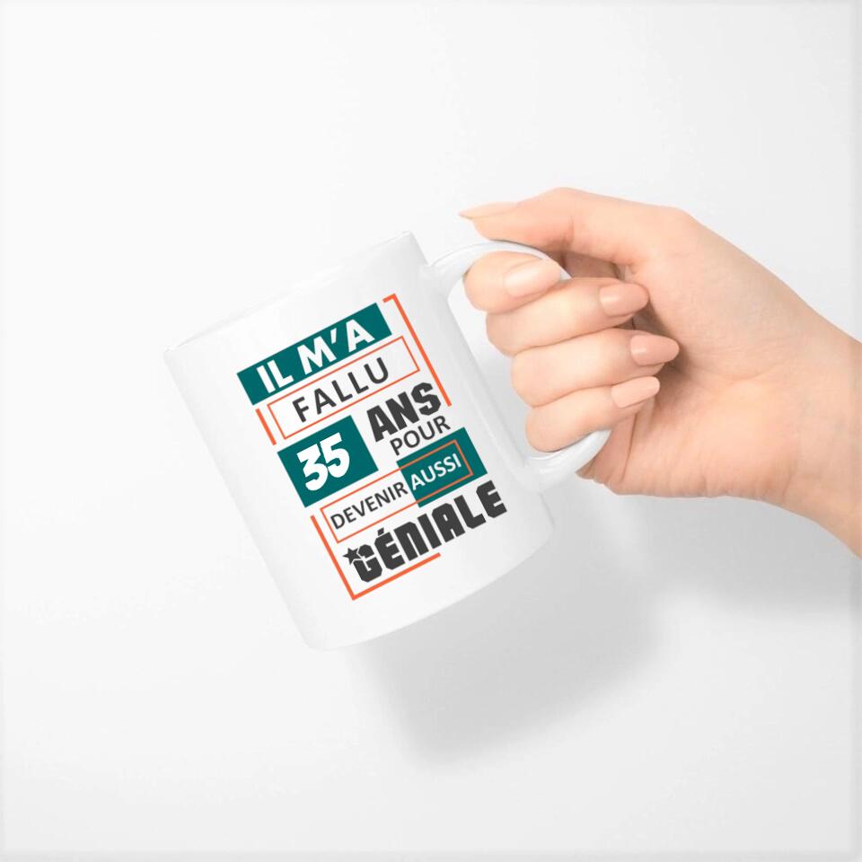 Petit 11 · Mug personnalisé ▪ Joyeux Anniversaire Devenir génial mug-humour, mug-anniversaire, mug-homme, mug-femme, mug-enfant 2