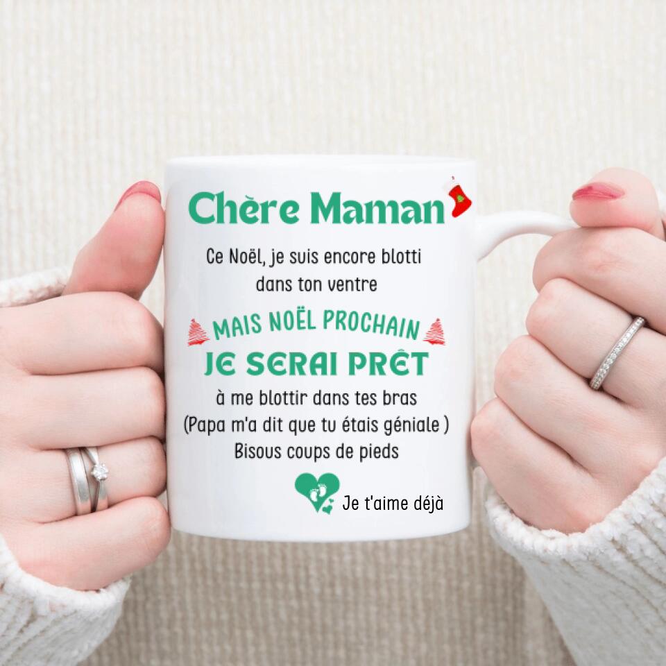 Petit 11 · Mug personnalisé Echographie Future Maman Joyeux Noël mug-famille, mug-grossesse-naissance, mug-personnalise-noel- -4