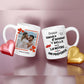 Petit 11 mug personnalisé photo couple prénom Chaque histoire d'amour est belle mais la notre est ma préférée Cadeau saint valentin cadeau d'amour