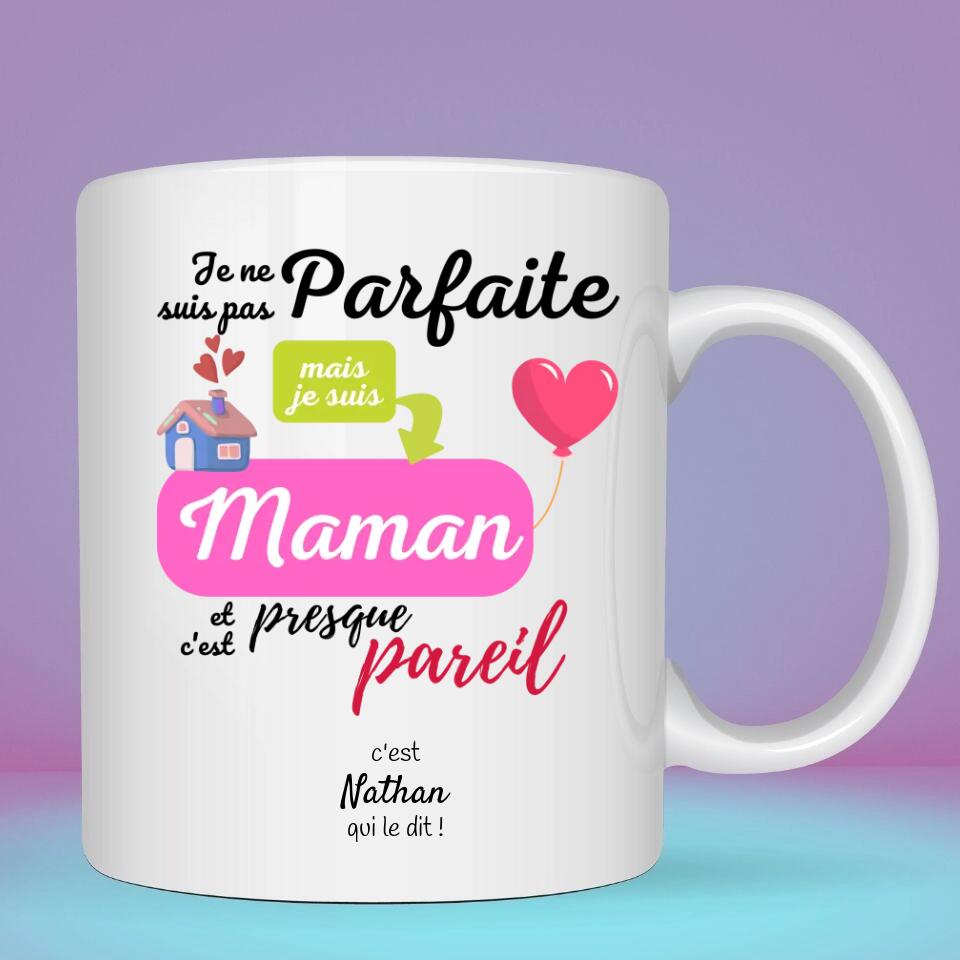 Petit 11 · Mug personnalisé ▪ Bonne fête des mères, mug-famille, mug-femme, maman parfaite