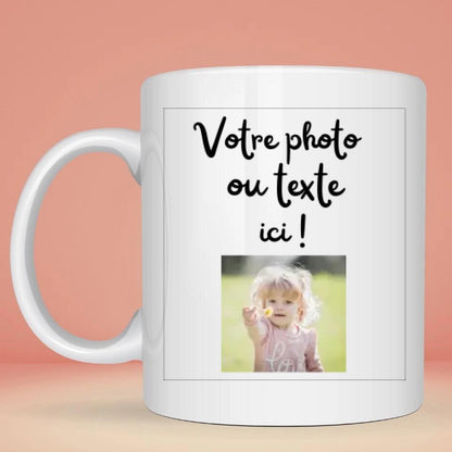 Mug personnalisation libre face gauche