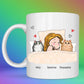 Petit 11 - Mug personnalisé - Papa Maman Chat - I Meuw You
