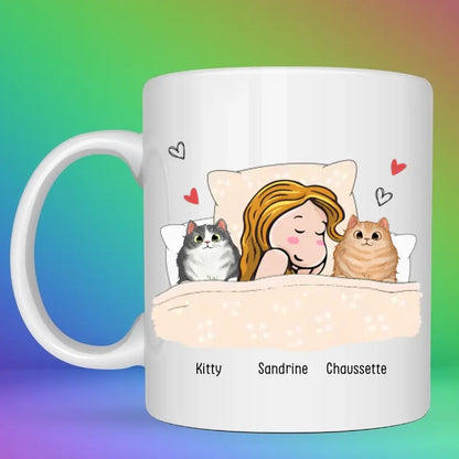 Petit 11 - Mug personnalisé - Papa Maman Chat - I Meuw You