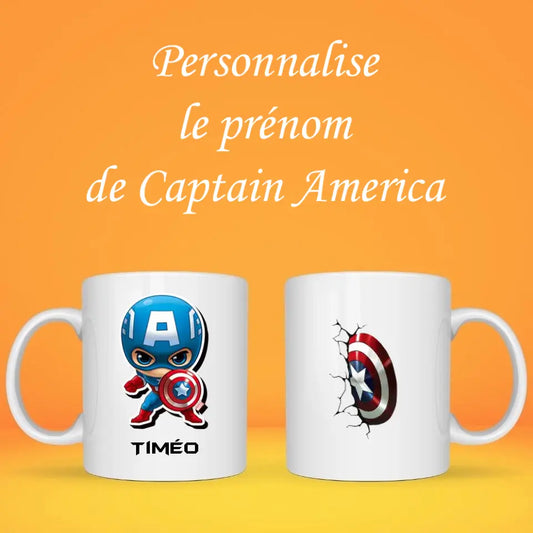 Mug personnalisé · Captain America