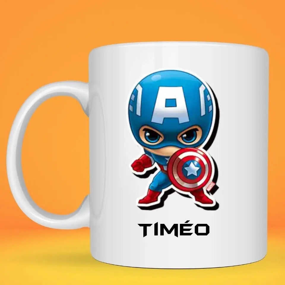 Mug personnalisé · Captain America