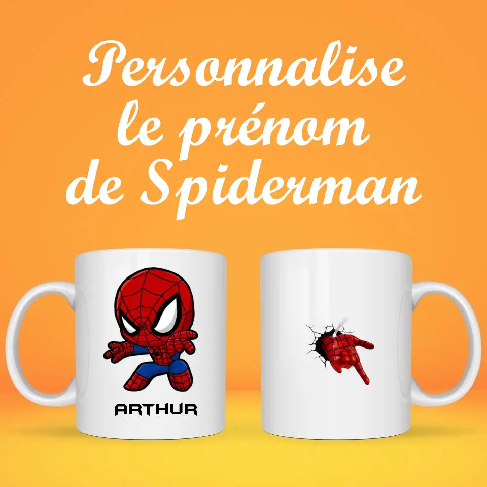 Mug personnalisé · Spiderman - recto verso